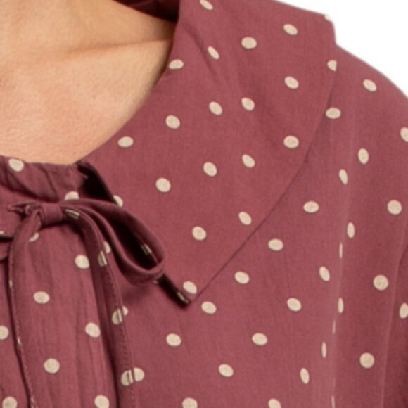 SUNDAY EDITION Tie Front Top - Picture 3 of 3